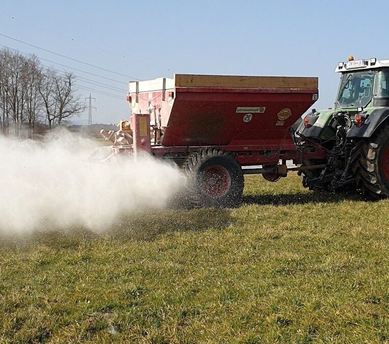 Kalkung im Grünland